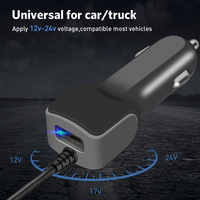 Dla type-c ładowarka samochodowa dla androida szybkie szybkie ładowanie z kablem dla iphone USB ładowarka samochodowa dla Samsung Xiaomi Redmi Note 7 5